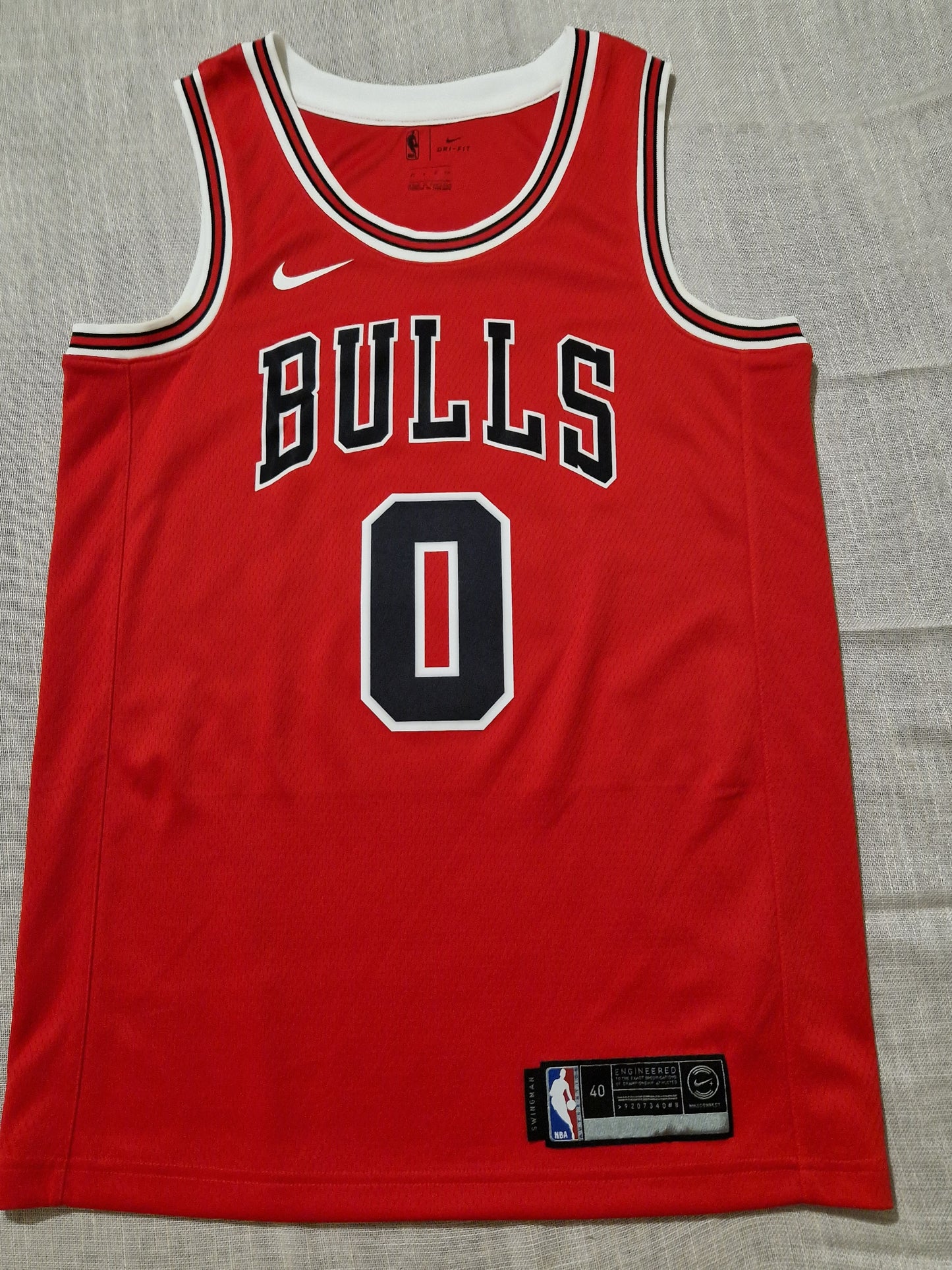 NBA Chicago Bulls White Jersey