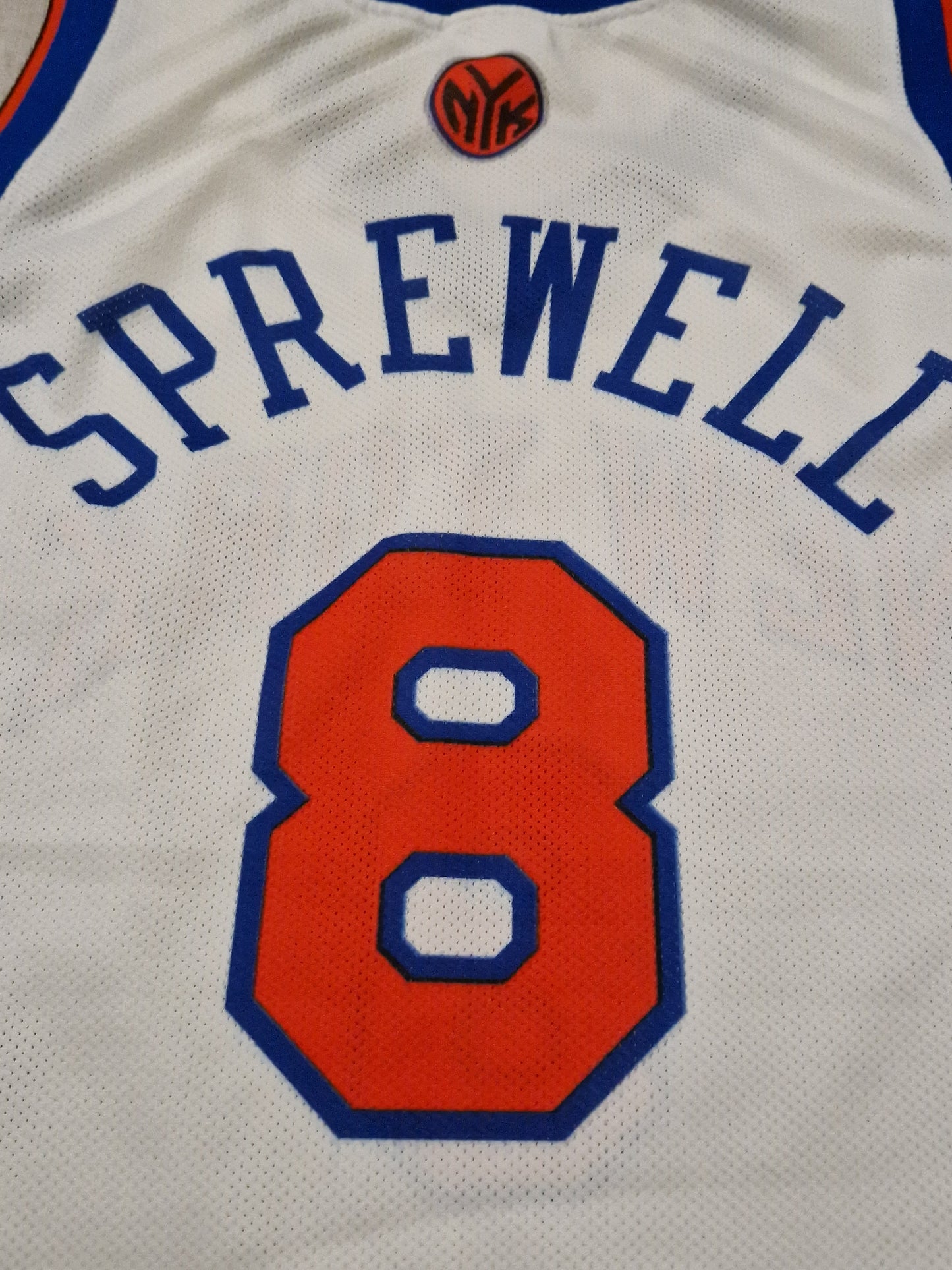 NBA New York Knicks Sprewell Jersey