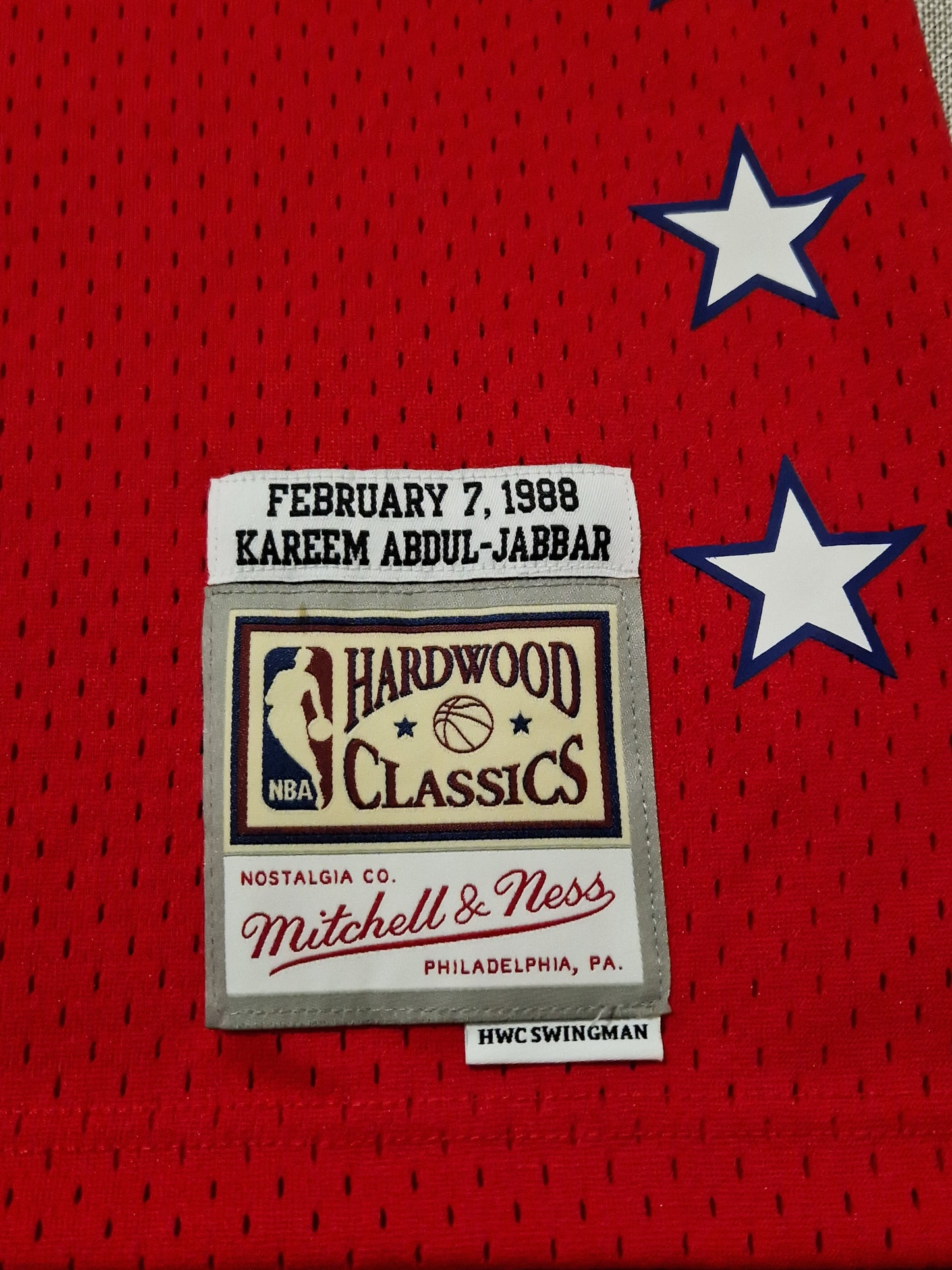 NBA All Star Kareem Abdul-Jabbar Jersey