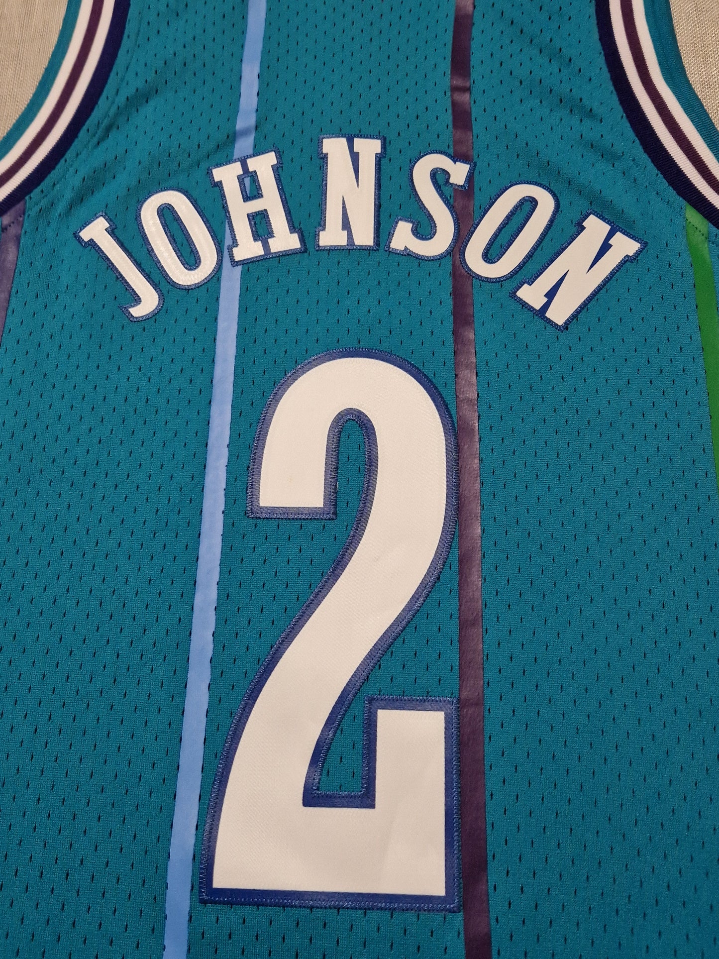 NBA Charlotte Hornets Larry Johnson Jersey