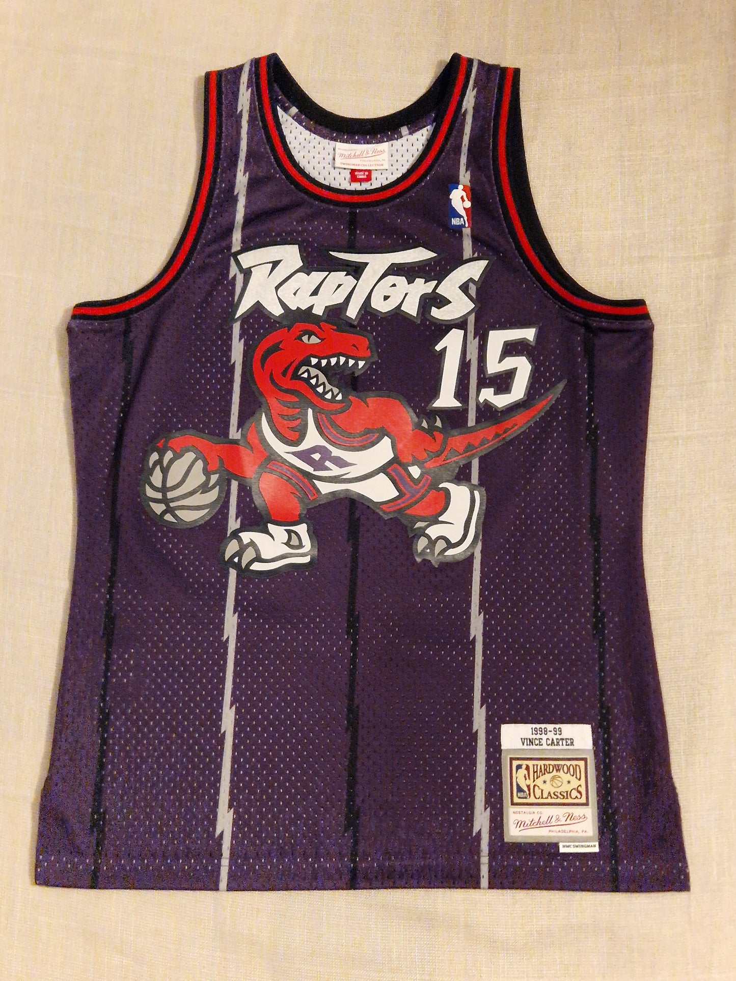 NBA Toronto Raptors Vince Carter Jersey