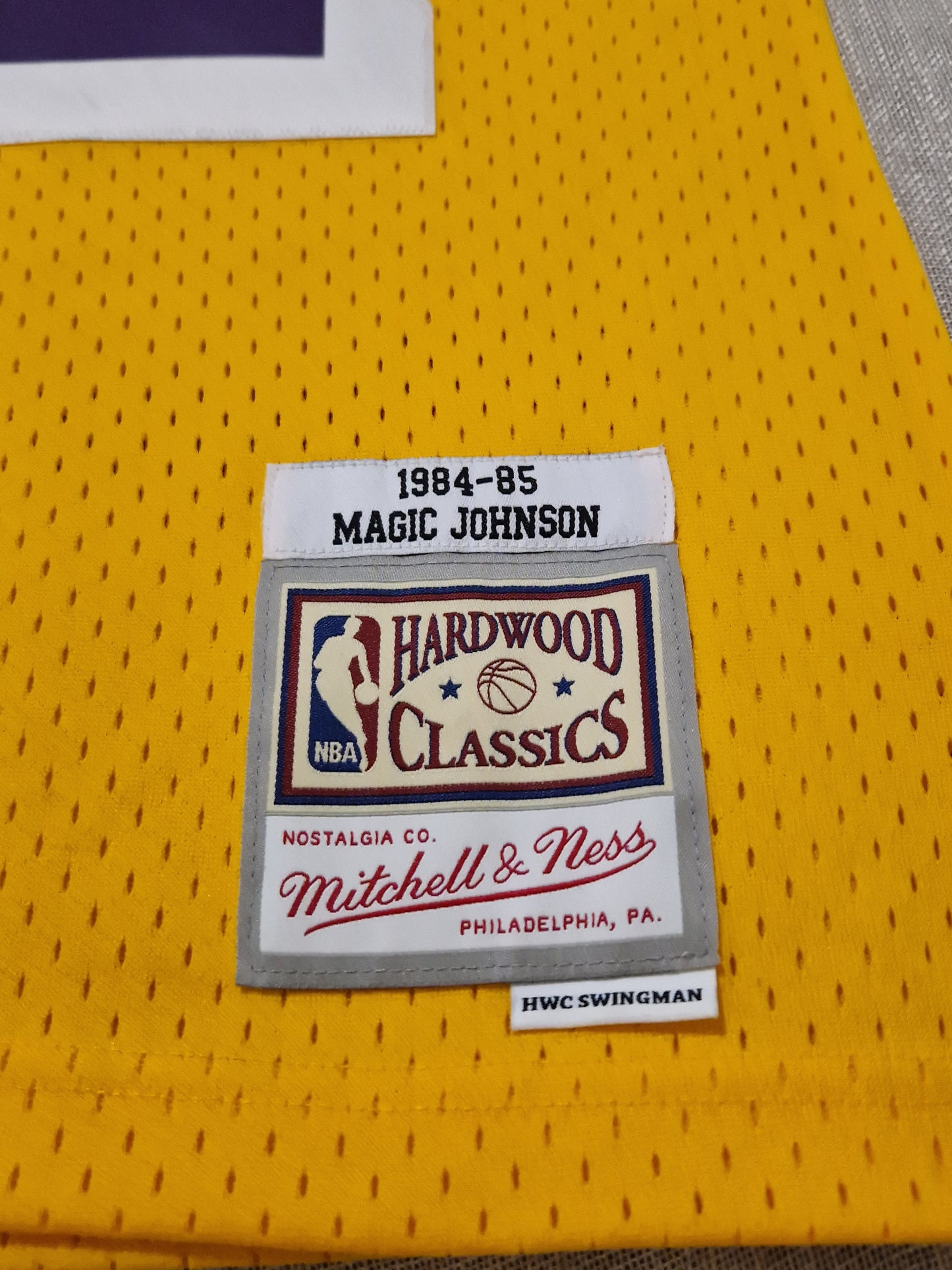 NBA LA Lakers Magic Johnson Jersey