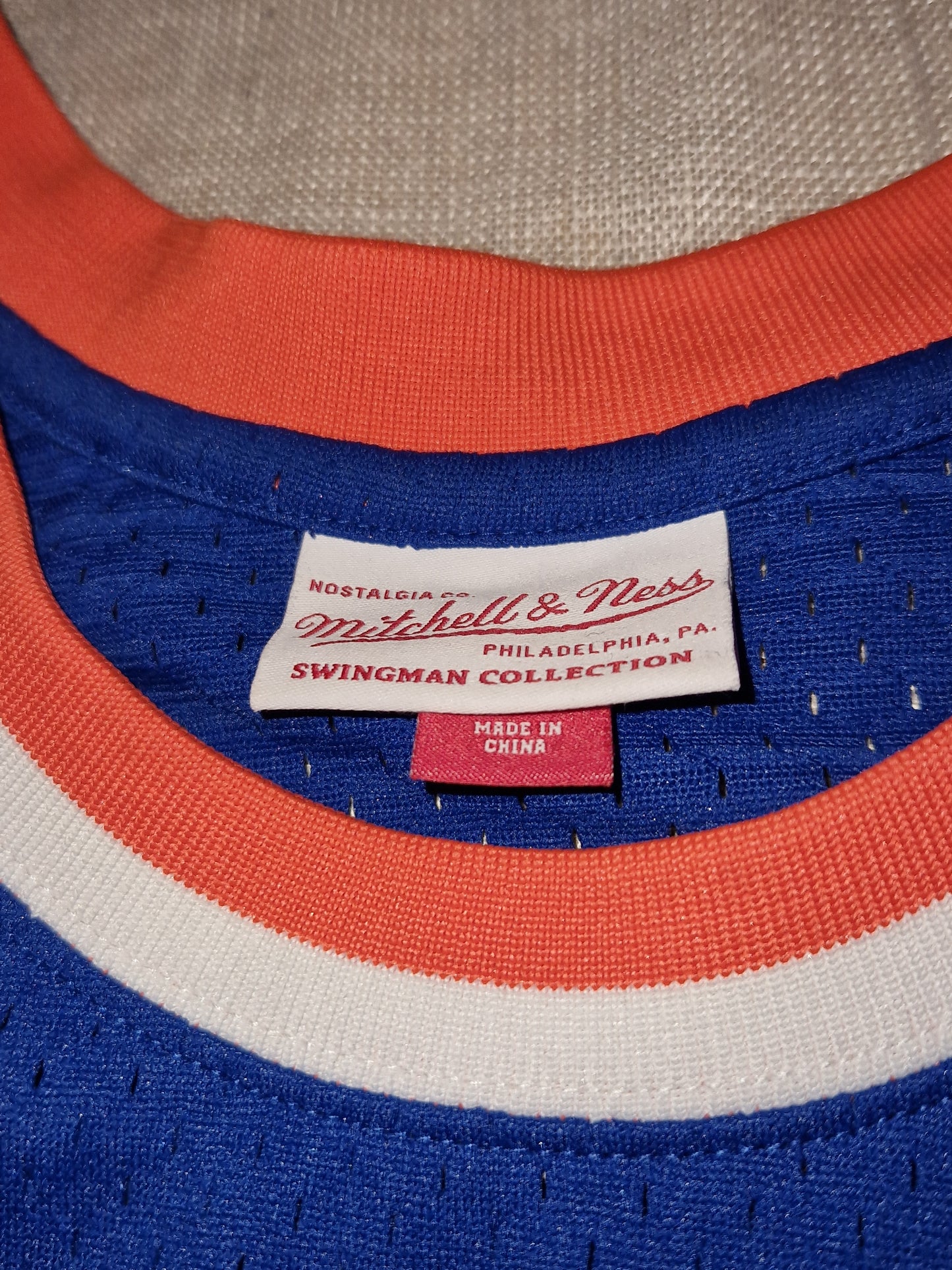 NBA New York Knicks Ewing Jersey