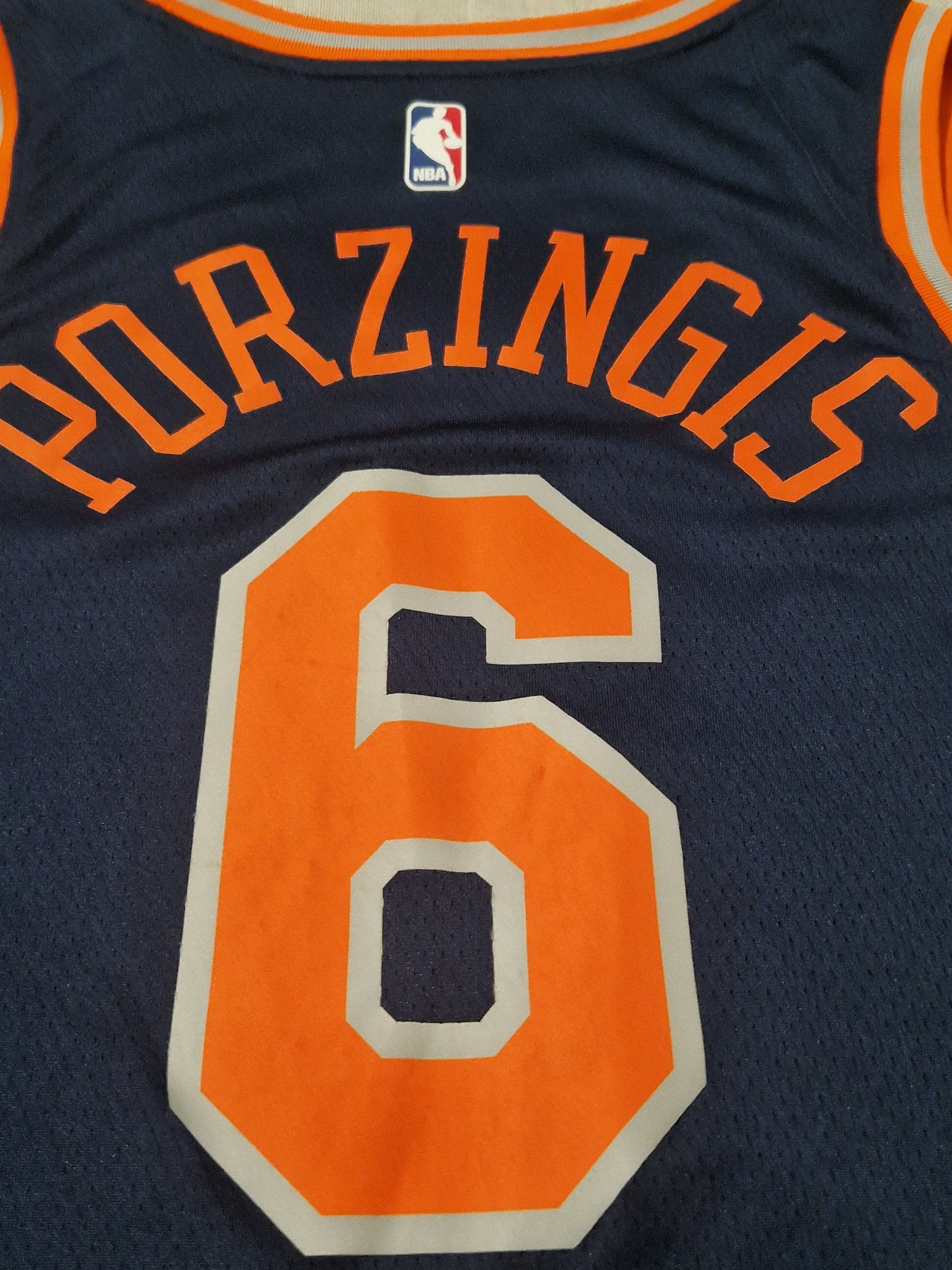 NBA New York Knicks Porzingis Jersey