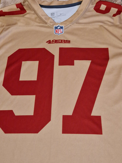 San Francisco 49ers Bosa Gold inverted Jersey