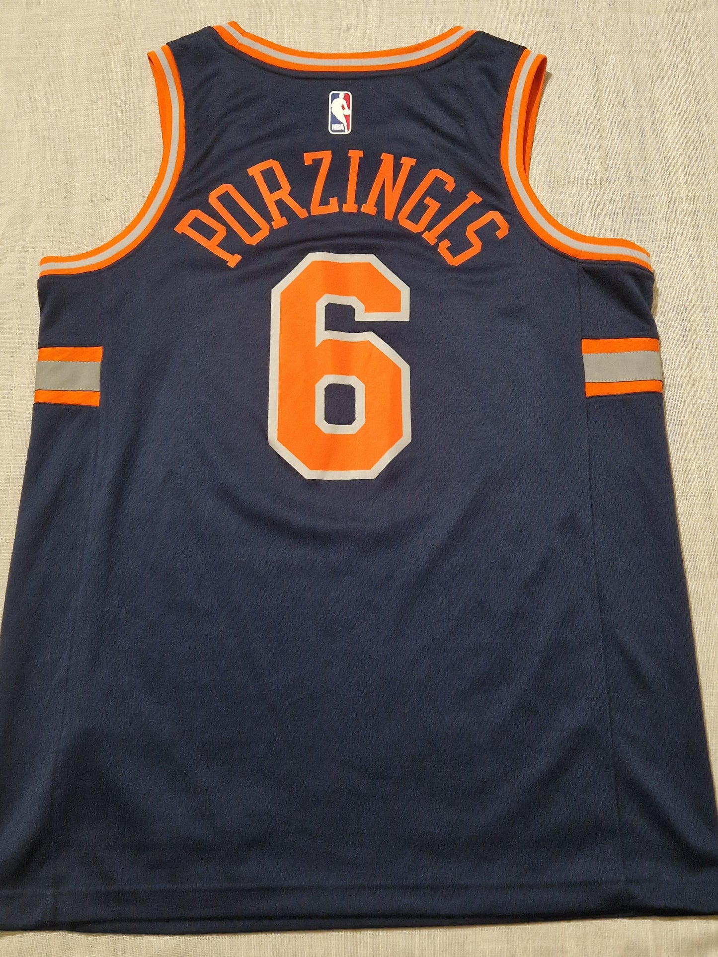 NBA New York Knicks Porzingis Jersey