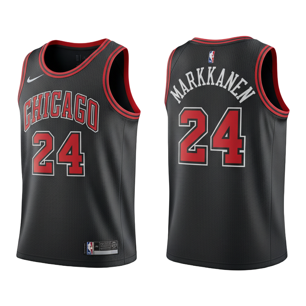 NBA Chicago Bulls Markkanen Jersey