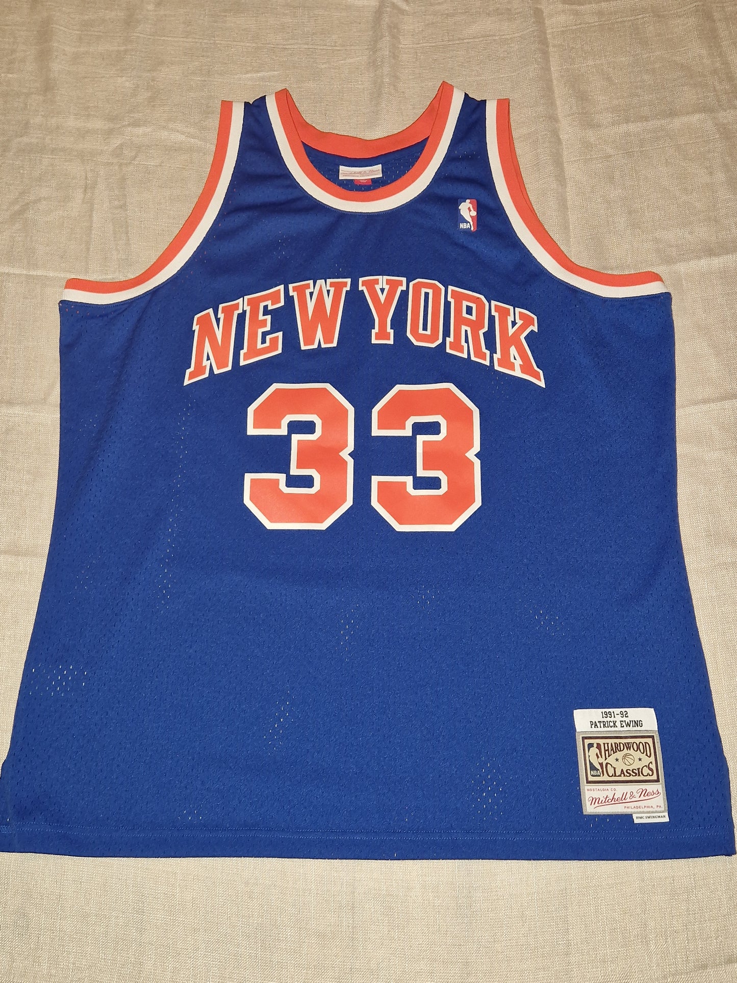 NBA New York Knicks Ewing Jersey