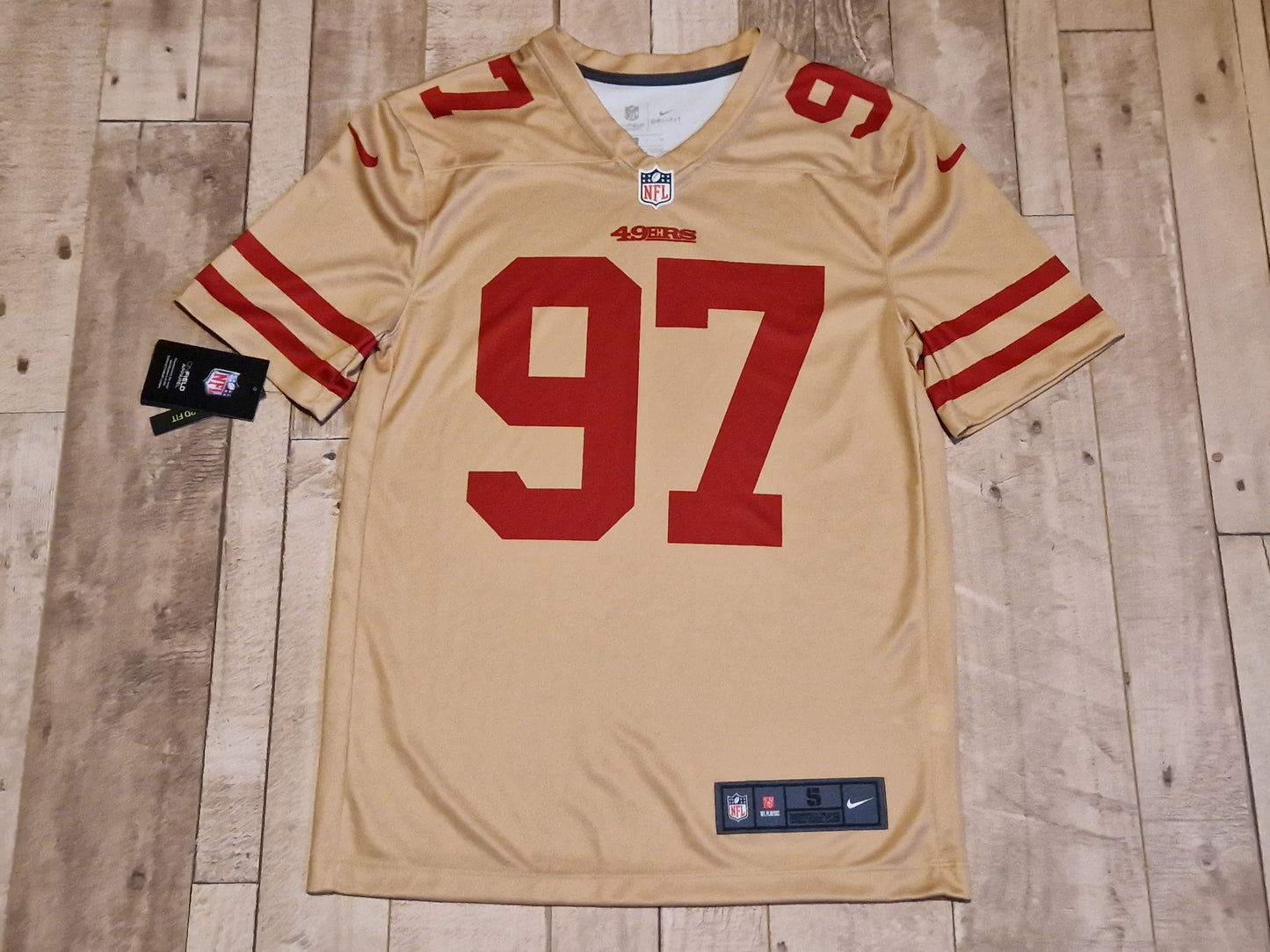San Francisco 49ers Bosa Gold inverted Jersey