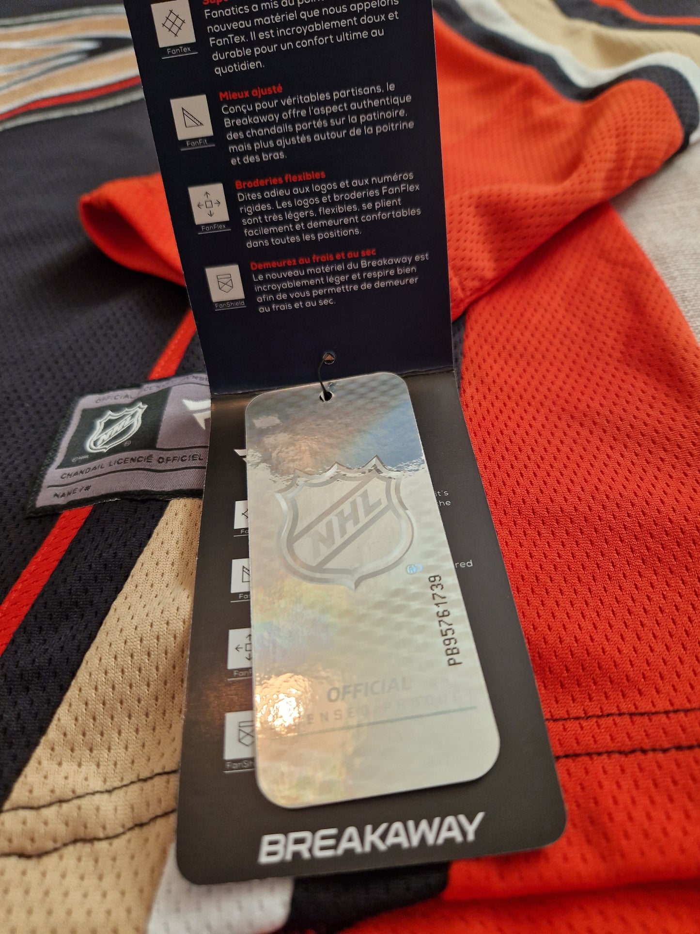 NHL Anaheim Ducks Jersey
