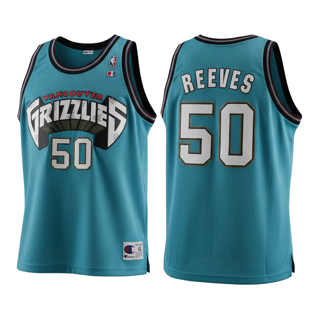 NBA Vancouver Grizzlies Reeves Jersey