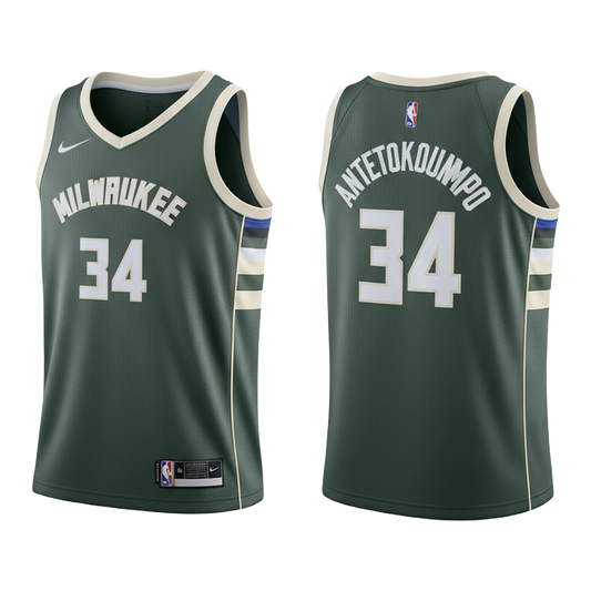 NBA Milwaukee Bucks Giannis Antetokounmpo Jersey