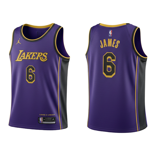 NBA LA Lakers LeBron James Jersey