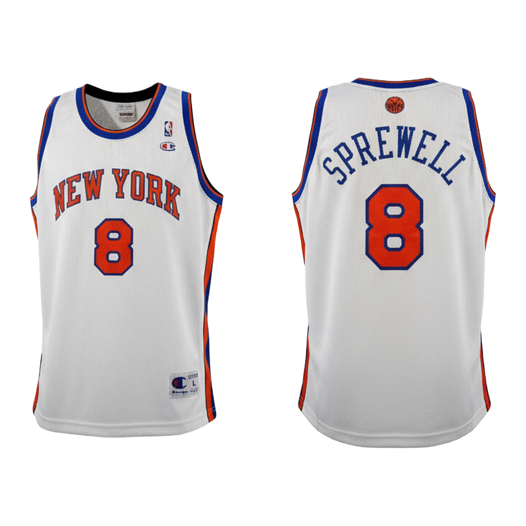 NBA New York Knicks Sprewell Jersey