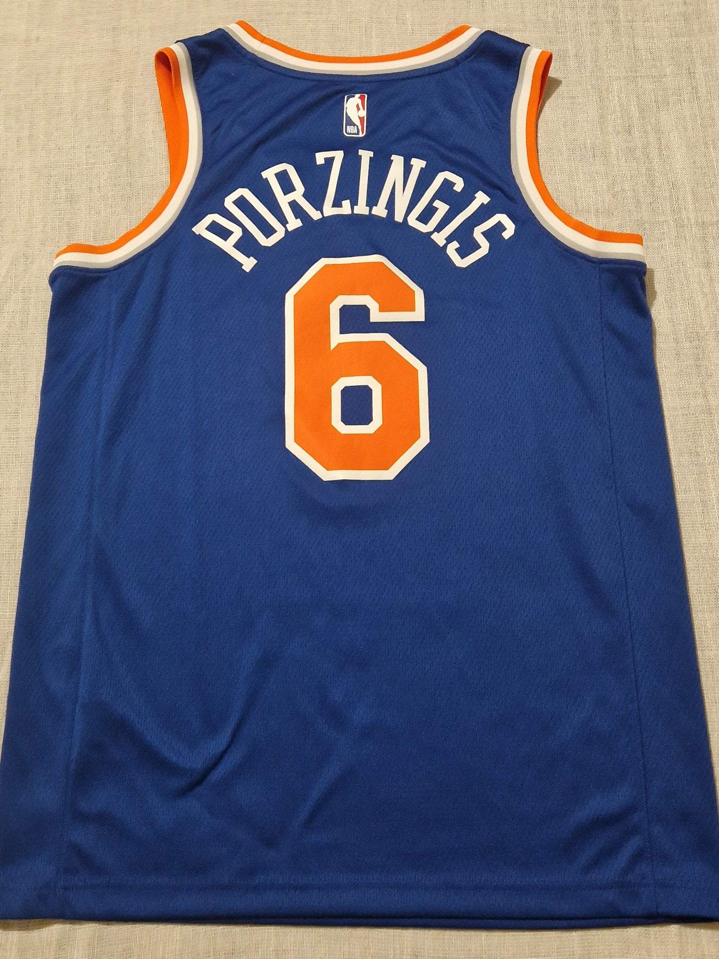 NBA New York Knicks Porzingis Jersey