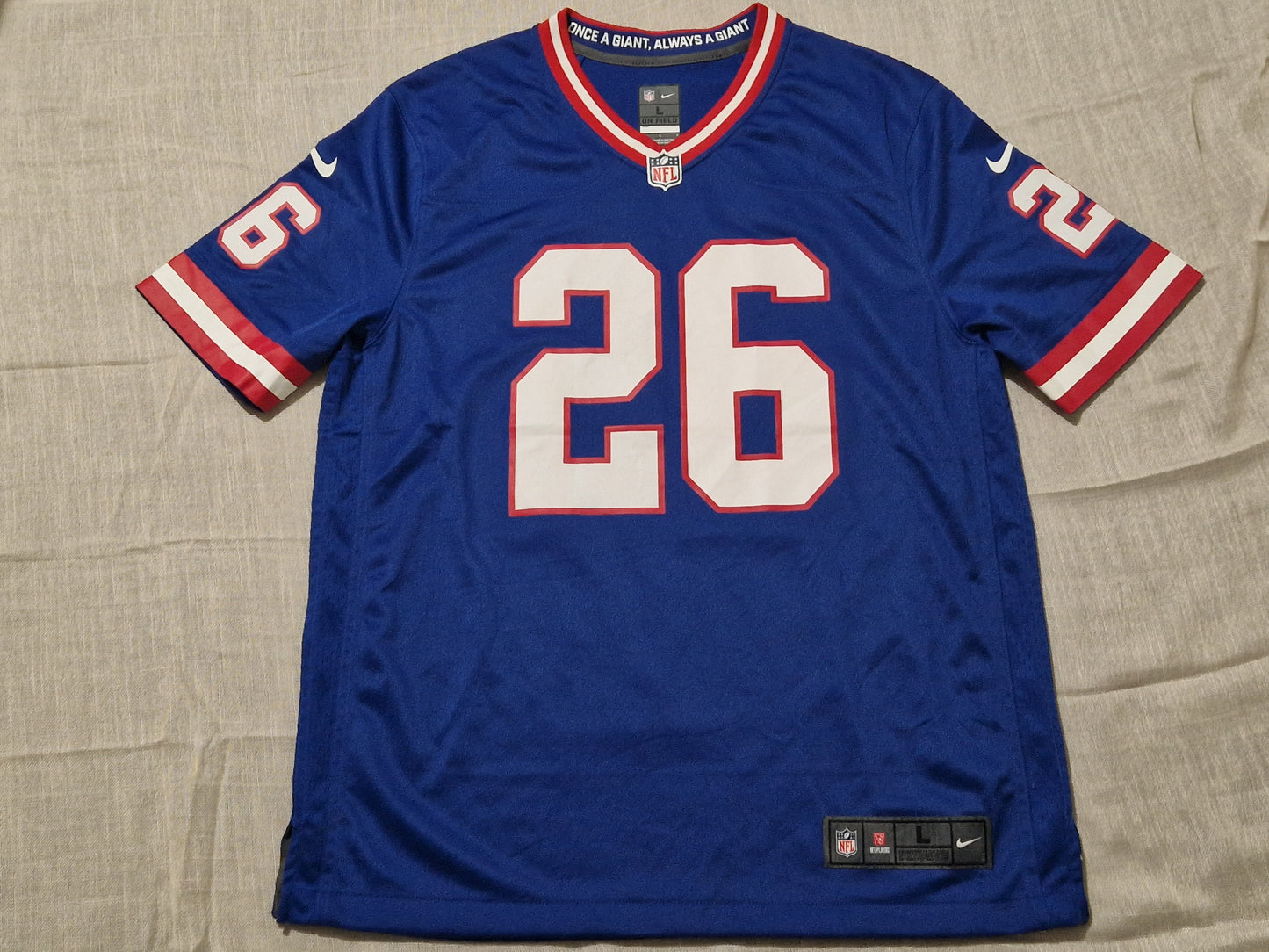 NFL New York Giants Barkley Jersey
