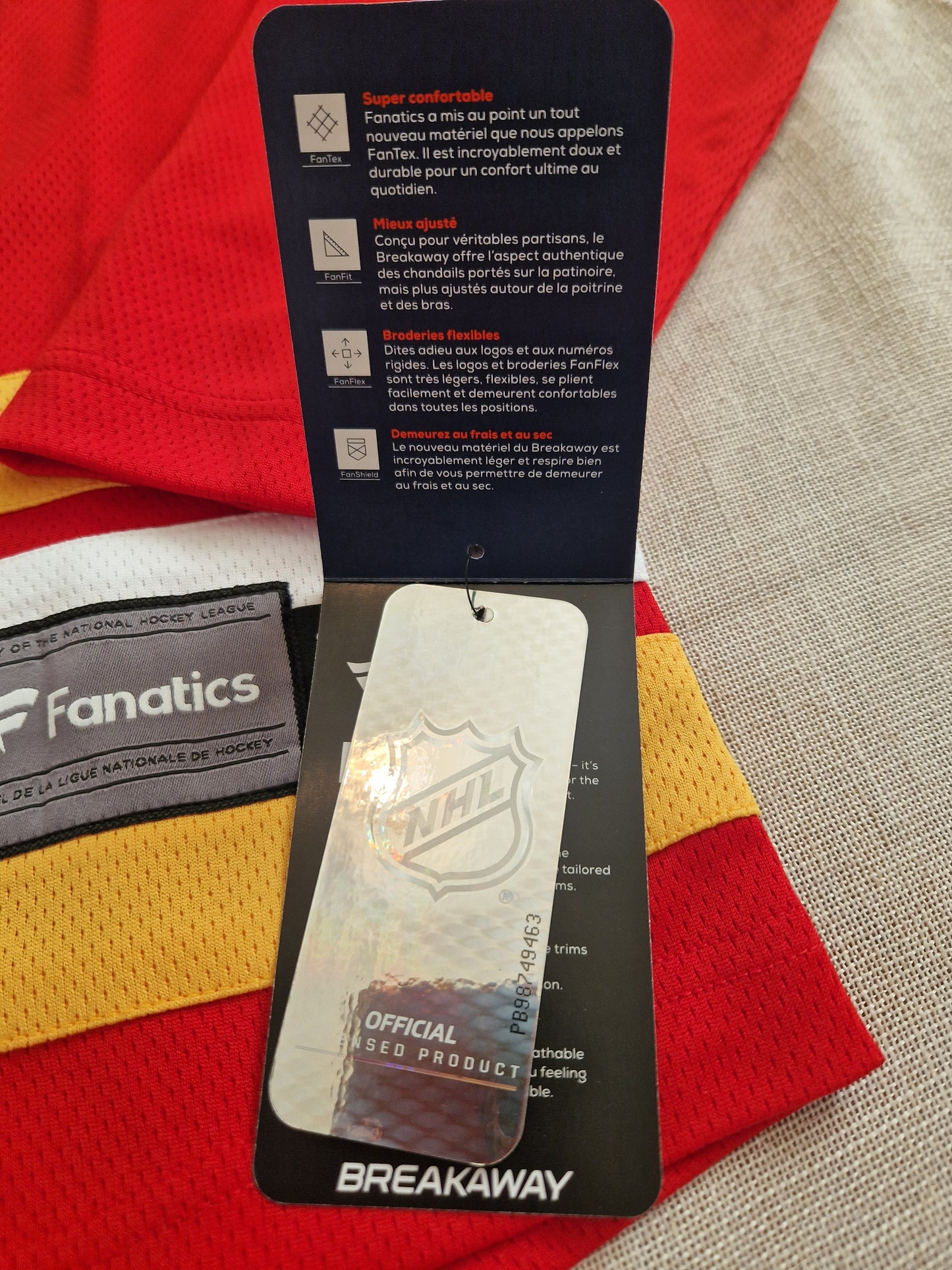 NHL Calgary Flames Jersey