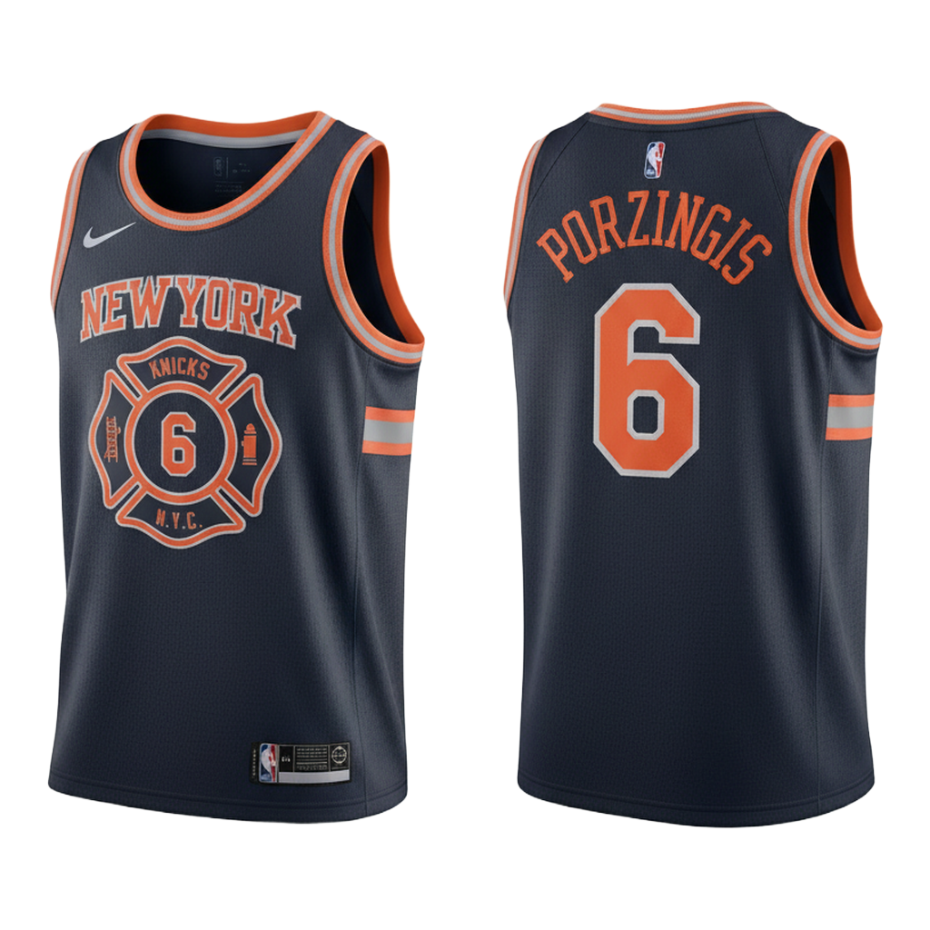 NBA New York Knicks Porzingis Jersey
