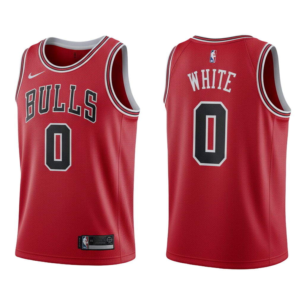 NBA Chicago Bulls White Jersey